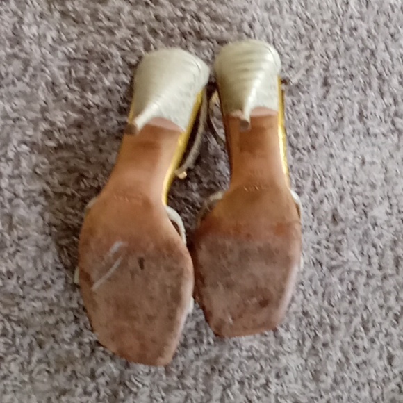 Prada 🔥 luxury python strappy heels women 8 - Picture 3 of 5